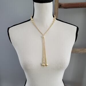 Vintage Pearl Drop Necklace